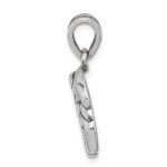 Sterling Silver Antiqued Bulldog Charm - Image 2