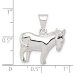 Sterling Silver Donkey Pendant - Image 3