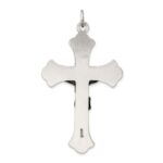 Sterling Silver Antiqued INRI Crucifix Pendant - Image 4
