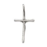 Sterling Silver Antiqued Crucifix Charm - Image 4
