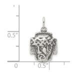 Sterling Silver Antiqued Ecce Homo Medal - Image 3