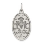 Sterling Silver Antiqued Miraculous Medal - Image 4