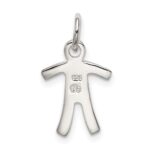 Sterling Silver Boy Charm - Image 4