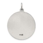 Sterling Silver Antiqued Saint Florian Medal - Image 4