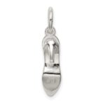 Sterling Silver CZ High Heel Charm - Image 4