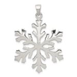 Sterling Silver Snowflake Pendant