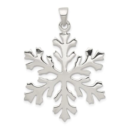 Sterling Silver Snowflake Pendant