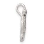 Sterling Silver Diamond Cut Violin Pendant - Image 2