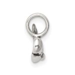 Sterling Silver Antiqued Blue Whale Pendant - Image 2