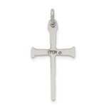 Sterling Silver Antiqued Nail Cross Pendant - Image 4