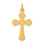 Sterling Silver & 24k Gold -plated Cross Charm - Image 4
