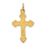 Sterling Silver & 24k Gold -plated INRI Crucifix Charm - Image 4