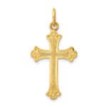 Sterling Silver & 24k Gold -plated Cross Pendant