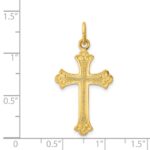 Sterling Silver & 24k Gold -plated Cross Pendant - Image 3