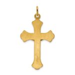 Sterling Silver & 24k Gold -plated INRI Crucifix Pendant - Image 4
