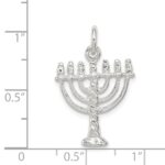 Sterling Silver Menorah Charm - Image 3