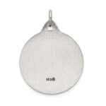 Sterling Silver Antiqued Jesus Medal - Image 4