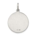 Sterling Silver Antiqued Our Lady of Fatima Medal - Image 4