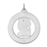 Sterling Silver Rhodium-plated Saint Christopher Medal - Image 4