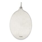 Sterling Silver Antiqued Saint Christopher Medal - Image 4