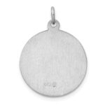 Sterling Silver Rhodium-plated Saint Jude Thaddeus Medal - Image 3