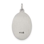 Sterling Silver Antiqued Saint Anthony Medal - Image 4
