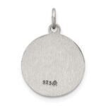 Sterling Silver Antiqued Saint John Medal - Image 4