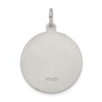 Sterling Silver Antiqued Saint Matthew Medal - Image 4