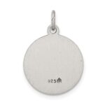 Sterling Silver Antiqued Saint Roch Medal - Image 3