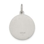 Sterling Silver Antiqued Saint Roch Medal - Image 4