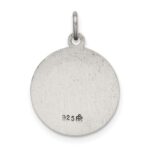 Sterling Silver Antiqued Confirmation Medal - Image 4