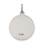 Sterling Silver Antiqued Holy Spirit Medal - Image 4
