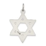 Sterling Silver Antiqued Star of David Charm - Image 4