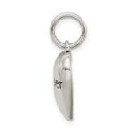 Sterling Silver Antiqued Forever Heart Pendant - Image 2