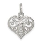 Sterling Silver Heart Charm