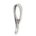 Sterling Silver Small Whale Tail Pendant - Image 2