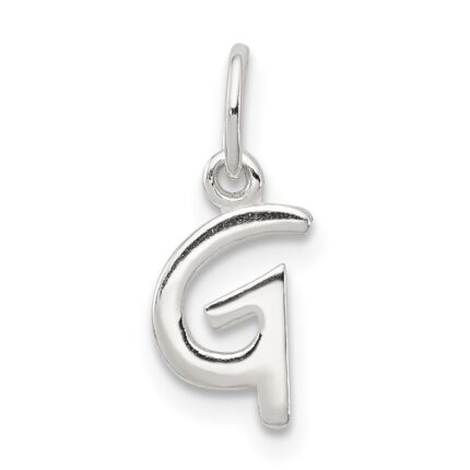 Sterling Silver Letter G Initial Charm