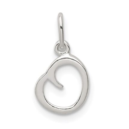Sterling Silver Letter O Initial Charm