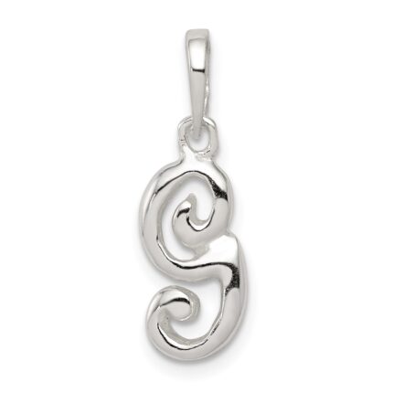 Sterling Silver Letter G Initial Pendant