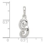 Sterling Silver Letter G Initial Pendant - Image 3