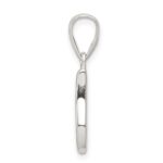 Sterling Silver Letter I Initial Pendant - Image 2