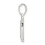 Sterling Silver Letter T Initial Pendant - Image 2