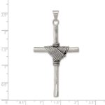 Sterling Silver Antiqued Cross Pendant - Image 3