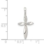 Sterling Silver Twisted Cross Pendant - Image 3