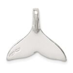 Sterling Silver Whale Tail Slide Pendant - Image 4