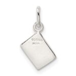 Sterling Silver Enameled Ace Of Hearts Card Charm - Image 4