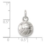 Sterling Silver Volleyball Charm - Image 3