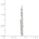 Sterling Silver Flute Charm - Image 3