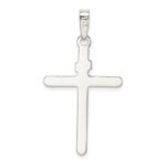 Sterling Silver Polished INRI Cross Pendant - Image 4