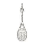 Sterling Silver Tennis Racquet Charm - Image 4